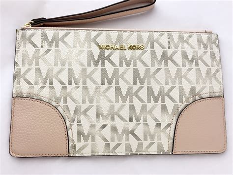 michael kors small wristlet vanilla|Michael Kors wallet.